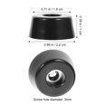 thumbnail image 3 of Miangastore Cabinet Rubber Bumpers Black 50Pcs 0.9In, 3 of 8