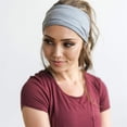 thumbnail image 3 of Stretchable Sweat Headband Waterproof Running Sweatband Outdoor Sports Athletic Headwear Tool, 3 of 8