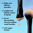 thumbnail image 2 of e.l.f. Cosmetics Cream & Powder Face Brush, 2 of 8