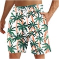 thumbnail image 3 of UVEASISHA Mens Tropical Swim Trunks Palm Tree Print Bathing Suits Drawstring Elastic Waist Board Shorts Lightweight Quick Dry Beach Shorts with Pockets Holiday Sales Today Multicolor 5XL, 3 of 6