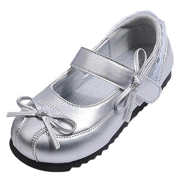 SDNall Chaussures d'Été pour Tout-Petites à Semelle Souple pour Filles, Ballerines Décontractées Élégantes en Similicuir avec Nœud pour Bébé