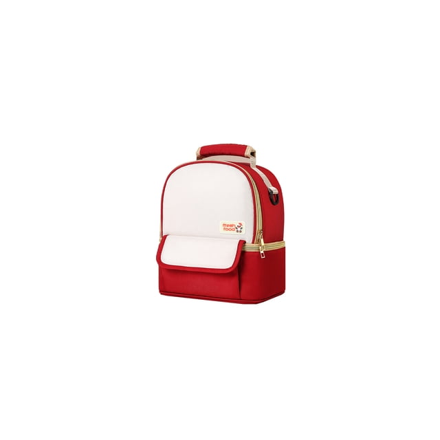 Double-Layer Insulated Cooler Backpack - Large Capacity Cold Storage Bag for Milk Bottles, Snacks, Breastmilk, Travel