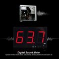 thumbnail image 4 of Noise Meter SNDWAY USB Powered 9.6" LCD Digital Sound Level Meter Wall Hanging 30-130dB Noise Tester, 4 of 8
