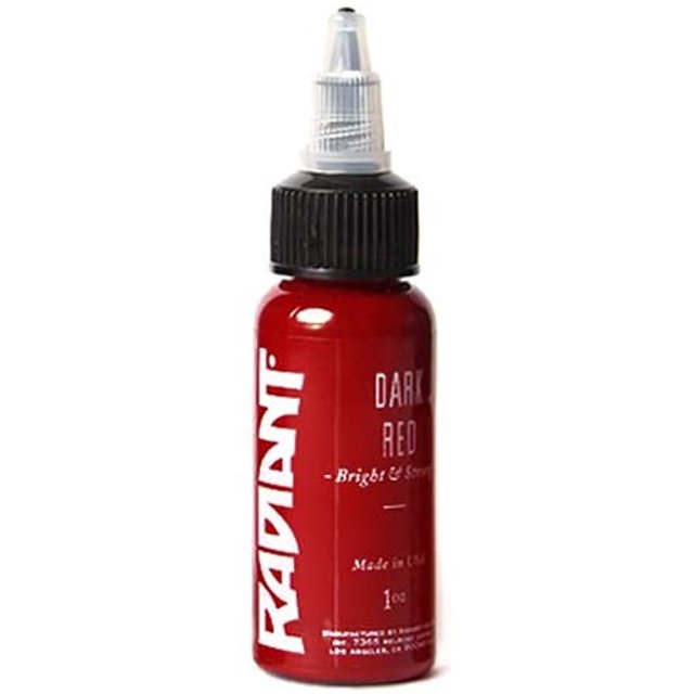 Radiant Colors Encre à Tatouage - Rouge Foncé 1 Oz
