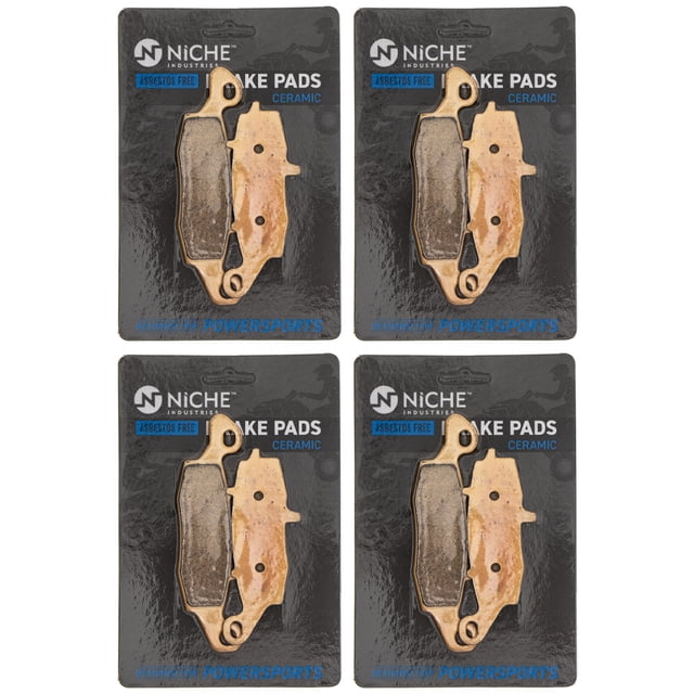 Niche Brake Pad Set for Kawasaki Vulcan 800 Ceramic Motorcycle 4 Pack 519-KPA2590D