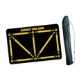 thumbnail image 1 of DYNWAVECA Football Footstep Training Mat de Football Tapis Fournitures Anti-Dérapant Tapis de Porte de Football Tapis de Football Formation Tapis pour Enfant de Ménage Jaune, 1 of 10