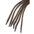 thumbnail image 3 of INSPIRE CHIC Unisex Round Rope Dual Colored Striped 1/5 Thick Boot Shoelace 120cm / 47.24" Light Brown Coffee, 3 of 4