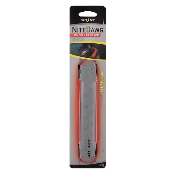NITE IZE Nite Dawg LED Collar Cover - Grey
