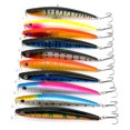 thumbnail image 1 of 10PCS/Set Simulation DIY Fishing Bait Hook Lures Salmon Bass tackle Trout Trout Colorful Active Ocean Fishhook Tackle, 1 of 6