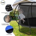 thumbnail image 2 of YORIN Trampoline pour Enfants de 7 à 8 Ans, Trampoline de 14 Pi pour Adultes avec Filet de Protection, Panier de Basketball, Échelle, Capacité de Poids de 1400 Lb, Trampoline Récréatif Extérieur, Trampoline Robuste, 2 of 7