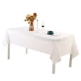 thumbnail image 1 of Cagogo under $5 Disposable Tablecloth, Disposable Plastic Tablecloths for Parties Events, Rectangular Table Cover for Picnic Birthday Wedding, Waterproof Table Protector, 1 of 2