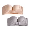 thumbnail image 1 of HBFAGFB Womens Bras Light Non Slip Adjustment Strapless Underwear Front Button Built-In Bra Gray,Beige Size 90E, 1 of 9