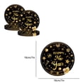 thumbnail image 3 of 20 Pieces New Year Oval Paper Plates Disposable Party Tableware for Holiday Dessert Cake Supplies, 3 of 8