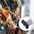 thumbnail image 4 of 3 Pcs IDC Flat Ribbon Cable, 2.54mm Pitch 15mm Width 50cm Long 12 Pin FC to FC Flat Ribbon Connector Jumper Wire for PC, 4 of 5