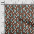 thumbnail image 1 of oneOone Cotton Cambric Fabric Leaves & Floral Block Print Fabric BTY 56 Inch Wide, 1 of 4