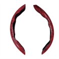 thumbnail image 3 of Miulika Housse de Volant Universelle 15 Pouces Accessoires Intérieurs Auto Rouge, 3 of 9