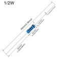 thumbnail image 4 of EDGELEC 100 Pcs Résistance 100 ohm 1/2w (0.5Watt) Résistance Fixe en Film Métallique 1 %, Plusieurs Valeurs de Résistance en Option, 4 of 4