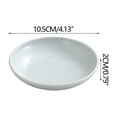 thumbnail image 3 of 3Pcs Small Round Dipping Sauce Dish, Cagogo Seasoning Dish, Multi-Function Small Round Soy Sauce Vinegar Dipping Dish, Durable Plastic Hot Pot Pepper Salad Condiment Dish, Kitchen Serving Dish for, 3 of 6