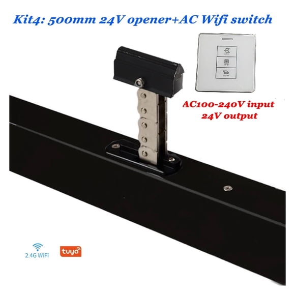 500mm Chain Window Opener Aluminum Window Motor Skylight Actuator DIY Smart Home Basement Awning Engine Optional Remote Control ,Easy to Install