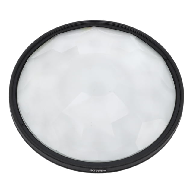 Camera Kaleidoscope Filter High Transmittance Optical Glass Lens Effects Filter Versatility Photography Grade Kaleidoscope Lens Rainbow Mirror Effects Enhance Image Quality DSLR