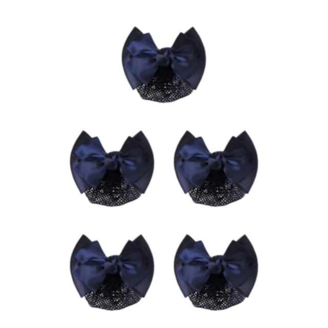 relayinert Good Gifts Snood Net Professional Hair Plate Mesh Pocket For Hair Professionals blue fine net 5Set