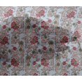 thumbnail image 4 of oneOone Viscose Chiffon Fabric Leaves & Floral Block Printed Craft Fabric BTY 42 Inch Wide, 4 of 4