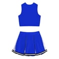 thumbnail image 4 of Sinleey Costume de Danseuse pour Filles avec Jupe Plissée Bleu Royal 4, 4 of 5