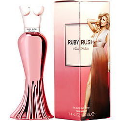 RUBY RUSH /Paris HILTON Vaporisateur EDP 3.4 OZ (100 ml) (W) eau de parfum Vaporisateur pour Femmes par Paris HILTON, 3.4 OZ (100 ml), parfum oriental Boisé et Rafraîchissant Décrit comme Léger pour une application Fréquente; Utilisé Souvent comme parfum Quotidien pour Femmes Ou Vaporisateur de Voyage.