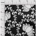 thumbnail image 2 of oneOone Rayon Black Fabric Asian Block Fabric For Sewing Printed Craft Fabric By The Yard 56 Inch Wide, 2 of 4