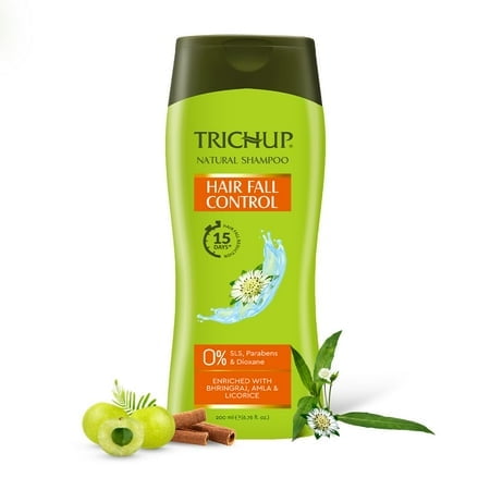 Trichup Shampooing Capillaire à Base de Plantes pour Contrôler la Chute des Cheveux (200 ml x 3) (Lot de 3)