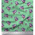 thumbnail image 1 of Soimoi Poly Georgette Fabric Flower Artistic Decor Fabric Printed Yard 42 Inch Wide, 1 of 3