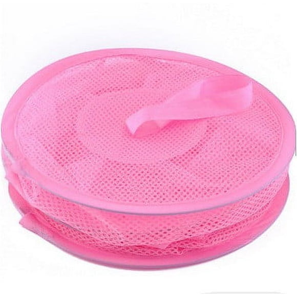 Hanging Multi-layer Storage Cage 3 Compartments Foldable Hanging Net For Drying Food And Storing Clothing