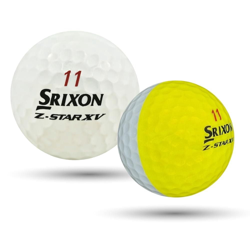 Mulligan - 12 Srixon Z-Star Divide Pristine Recycled Used Golf Balls, Yellow