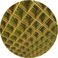 thumbnail image 1 of Ahgly Company Tapis de Zone Ronds d'Intérieur Lavables à la Machine, Transitionnels, Rouge Nuit, 7 Pieds Rond, 1 of 7