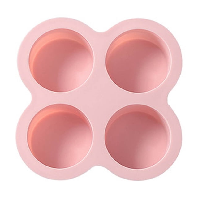 Bakeware Silicone Bakeware for Four Connected Cylinder Cakes with Versatile Design for Pastries and Use