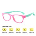 thumbnail image 4 of Kids Anti Blue Rays Glasses Kids UV Protection Light Blocking Eyeglasses Computer Phone Anti UV Flat Goggles, C3 Pink Frame, 4 of 8
