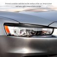 thumbnail image 1 of Maoww 2Pcs Car Stickers Carbon Fiber Trim Headlight Cover Accessories Headlamp Eyebrows Sticker Replacement for 2008 2014, 1 of 6