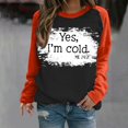 thumbnail image 1 of 50 % de Rabais Liquidation Chandail en Molleton Surdimensionné pour Femmes 2023 T-shirt Imprimé Manches Longues Blouse Col Rond Hauts Décontractés Chandail en Molleton, 1 of 1