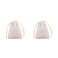 thumbnail image 2 of QualitChoice Jewellery Pouch Drawstring Bags Bracelet Packaging Goodies Mobile Phone Storage Holder Party Gifts Drawable Pouches Beige-7*9 2Set, 2 of 6