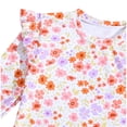 thumbnail image 3 of Kid Girls Rash Guard Swimming Bathing Suit Flounce Printed Long Sleeve Sun Protection Kids Swimsuit 6-7 Years, 3 of 6