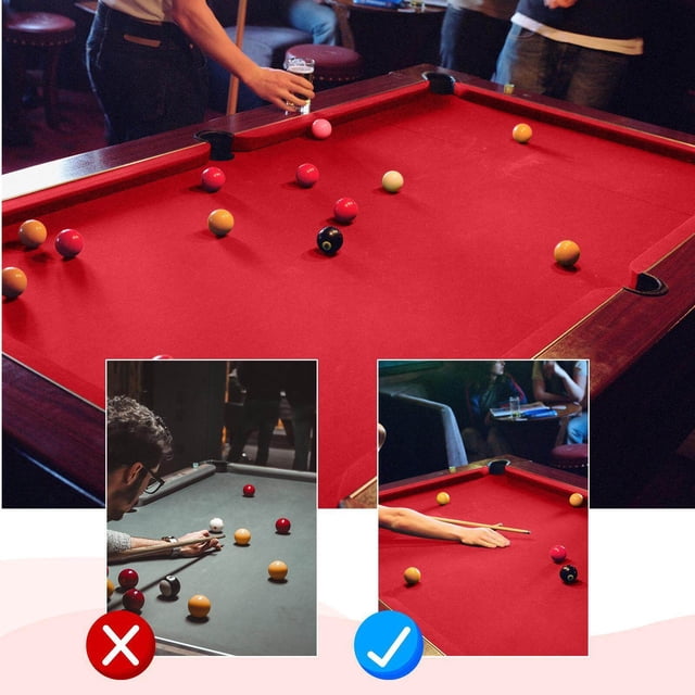 Professional Billiard Pool Table Cloth Table Cushion 7ft Mat Cover Felt Accessories 7/8/9 Ft 9ft Red