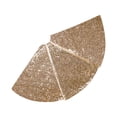 thumbnail image 2 of TIMIFIS Gold Christmas Tree Skirt 48 Inches Sequin Sparkly Tree Skirts for 4ft Artificial Christmas Tree Decorations Indoor Xmas Tree Mats, 2 of 3