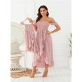 thumbnail image 4 of Mother Daughter Dress Ruffle Family Matching Dresses Off Shoulder Mom And Daughter Matching Clothes Summer Mommy And Me Clothes, 4 of 8