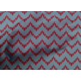 thumbnail image 4 of oneOone Coton Tissu Cambier Chevron Ikat Tissu Imprime par Yard 56 Pouces de Large, 4 of 4