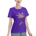 thumbnail image 2 of T-Shirt Basique à Manches Courtes pour Femme une Pièce Robin, 2 of 6