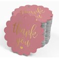 thumbnail image 4 of Inkdotpot 100 Pack Thank You Bridal Shower Favor Paper Tags Craft Real Gold Foil Hang Tags, 4 of 6