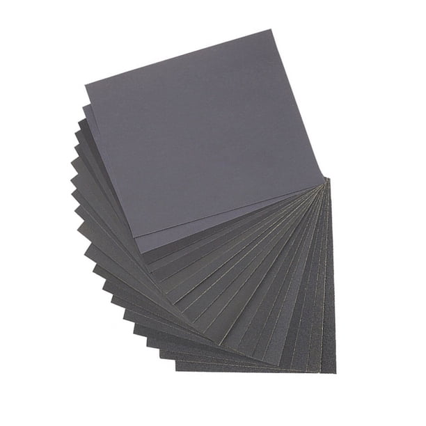 Lot De 10 Feuilles De Papier De Verre Imperméable – Grain 1200, 11x9 Cm, Sec/humide, Uxcell