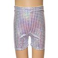 thumbnail image 4 of Youth Stylish Clothes Loose Ripped Sweatpants Block Three Point Shorts Sequin Children Adult Dance Pants Practice Shorts Attend Shows And Events, 4 of 4