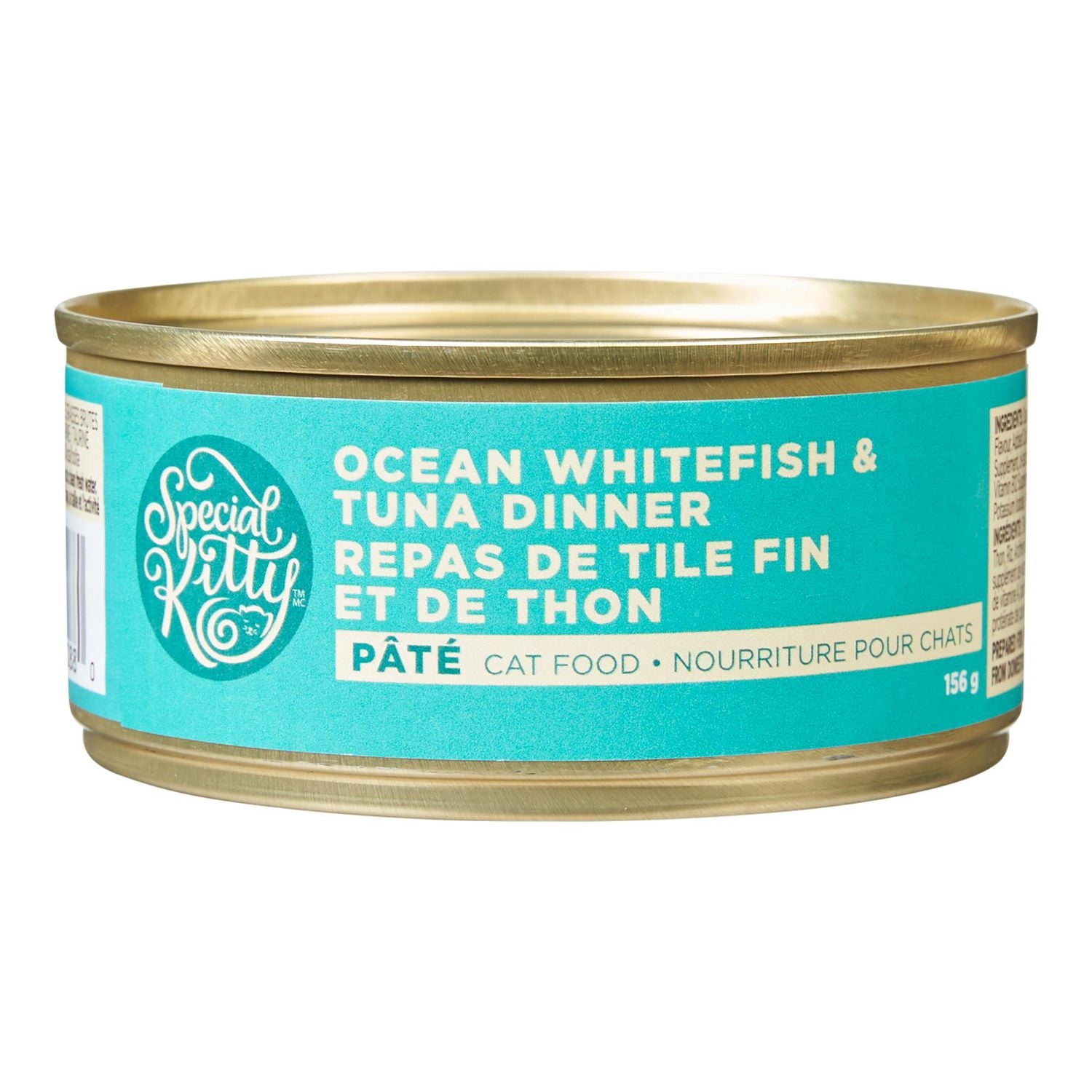 Special Kitty Ocean Whitefish & Tuna Dinner Pate Wet Cat Food, 156 G Can