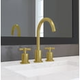 thumbnail image 3 of Ancona Prima 3 Robinet de Salle de Bain à Entraxe Grand en Titane Brossé Doré, 3 of 7